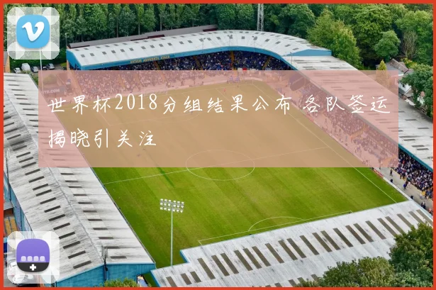 世界杯2018分组结果公布 各队签运揭晓引关注